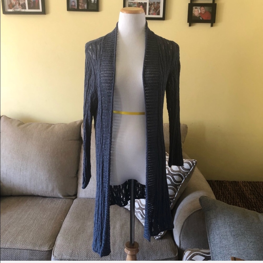 Coldwater creek open lightweight sweater duster